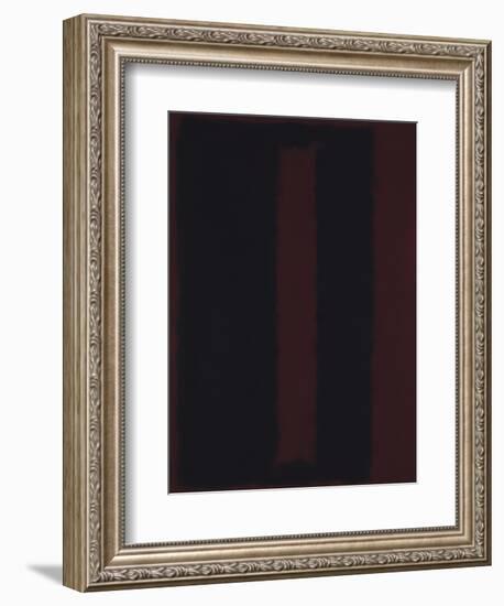 Untitled {Black on Maroon} [Seagram Mural Sketch]-Mark Rothko-Framed Giclee Print