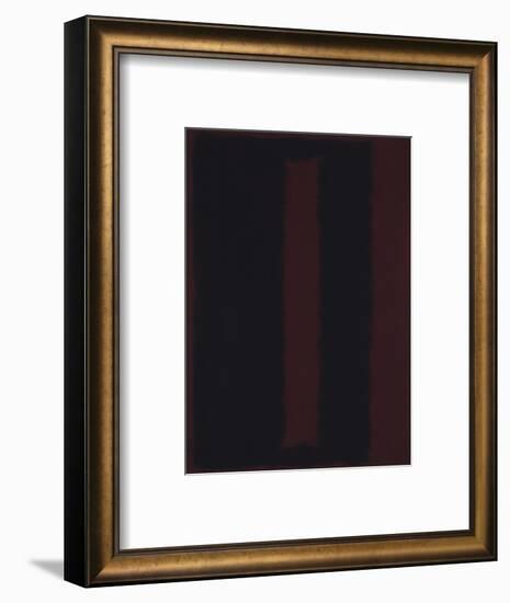 Untitled {Black on Maroon} [Seagram Mural Sketch]-Mark Rothko-Framed Giclee Print