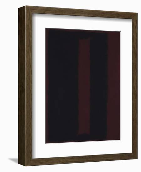 Untitled {Black on Maroon} [Seagram Mural Sketch]-Mark Rothko-Framed Giclee Print