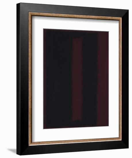 Untitled {Black on Maroon} [Seagram Mural Sketch]-Mark Rothko-Framed Giclee Print