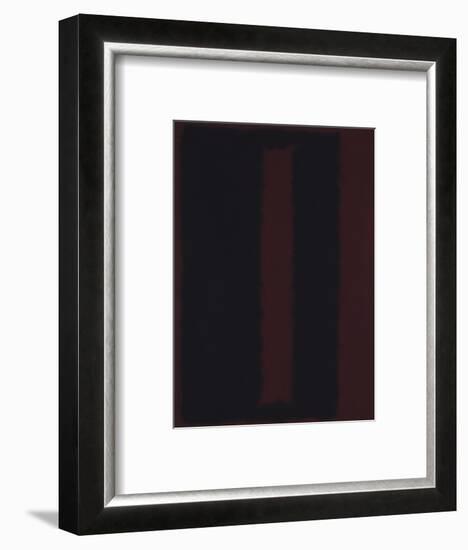 Untitled {Black on Maroon} [Seagram Mural Sketch]-Mark Rothko-Framed Giclee Print