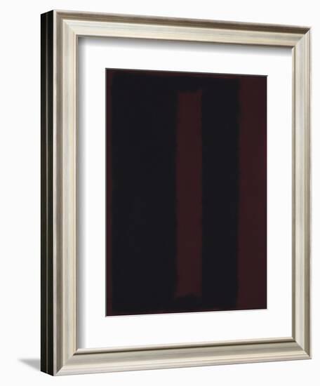 Untitled {Black on Maroon} [Seagram Mural Sketch]-Mark Rothko-Framed Giclee Print