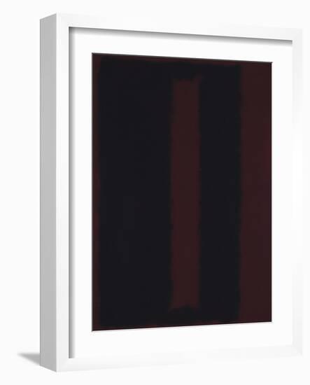 Untitled {Black on Maroon} [Seagram Mural Sketch]-Mark Rothko-Framed Giclee Print