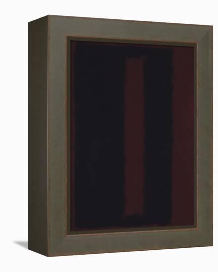 Untitled {Black on Maroon} [Seagram Mural Sketch]-Mark Rothko-Framed Premier Image Canvas