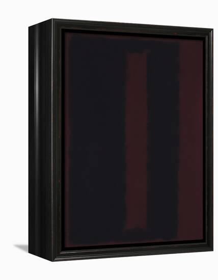 Untitled {Black on Maroon} [Seagram Mural Sketch]-Mark Rothko-Framed Premier Image Canvas