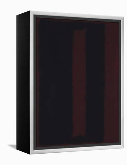 Untitled {Black on Maroon} [Seagram Mural Sketch]-Mark Rothko-Framed Premier Image Canvas