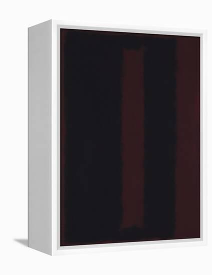 Untitled {Black on Maroon} [Seagram Mural Sketch]-Mark Rothko-Framed Premier Image Canvas