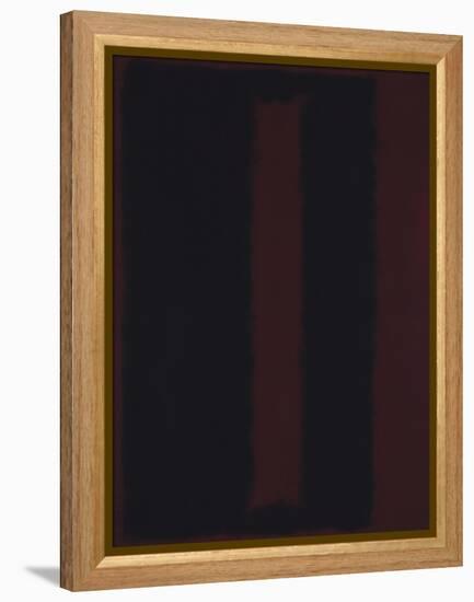 Untitled {Black on Maroon} [Seagram Mural Sketch]-Mark Rothko-Framed Premier Image Canvas