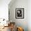 Untitled (Black Skull)-Jean-Michel Basquiat-Framed Giclee Print displayed on a wall