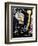 Untitled (Black Skull)-Jean-Michel Basquiat-Framed Giclee Print