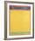 Untitled (Blue, Yellow, Green on Red), 1954-Mark Rothko-Framed Art Print