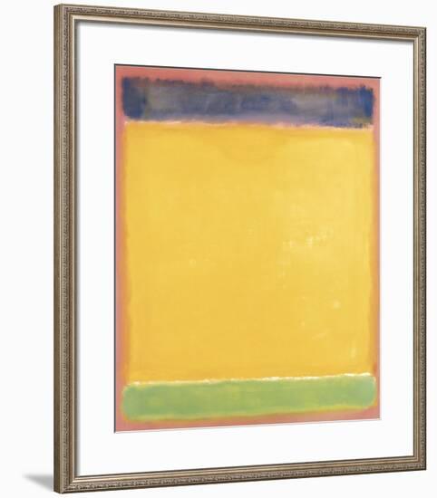 Untitled (Blue, Yellow, Green on Red), 1954-Mark Rothko-Framed Art Print