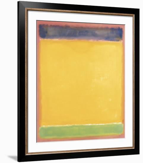 Untitled (Blue, Yellow, Green on Red), 1954-Mark Rothko-Framed Art Print