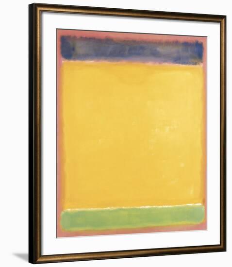 Untitled (Blue, Yellow, Green on Red), 1954-Mark Rothko-Framed Art Print