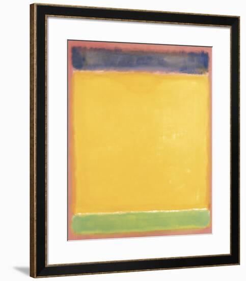 Untitled (Blue, Yellow, Green on Red), 1954-Mark Rothko-Framed Art Print