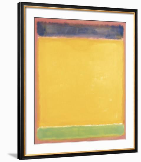 Untitled (Blue, Yellow, Green on Red), 1954-Mark Rothko-Framed Art Print