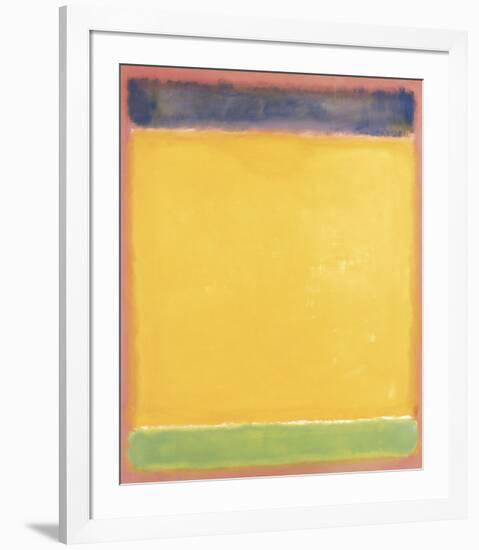 Untitled (Blue, Yellow, Green on Red), 1954-Mark Rothko-Framed Art Print