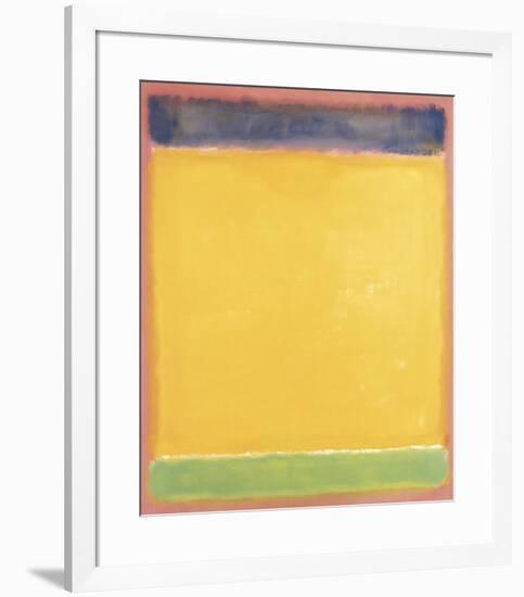 Untitled (Blue, Yellow, Green on Red), 1954-Mark Rothko-Framed Art Print