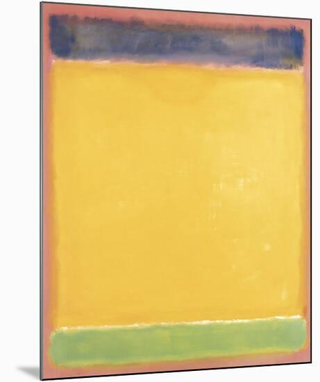 Untitled (Blue, Yellow, Green on Red), 1954-Mark Rothko-Mounted Art Print