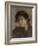 Untitled, C. 1890 (Charcoal on Paper)-Eugene Carriere-Framed Giclee Print