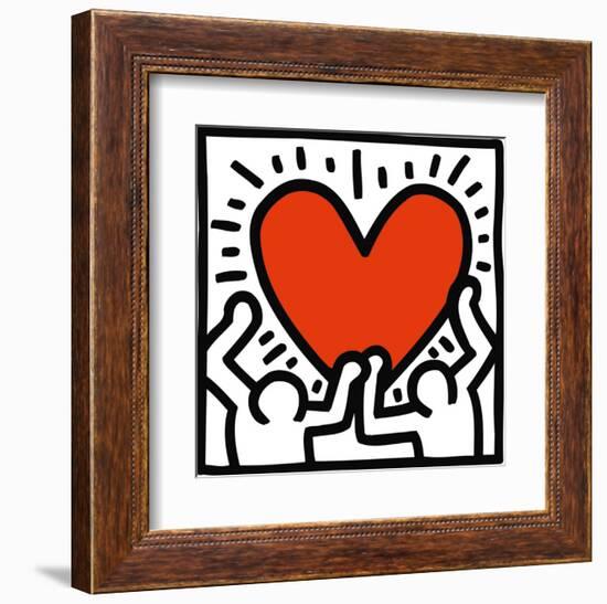 Untitled, c.1988-Keith Haring-Framed Art Print