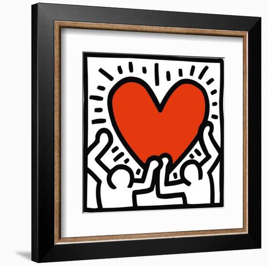 Untitled, c.1988-Keith Haring-Framed Art Print