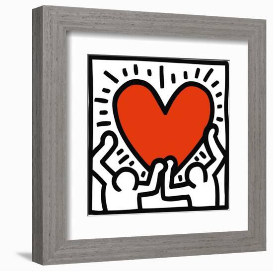 Untitled, c.1988-Keith Haring-Framed Art Print