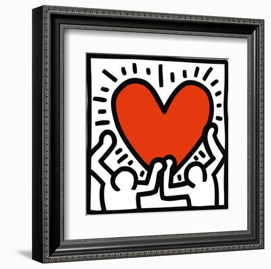 Untitled, c.1988-Keith Haring-Framed Art Print