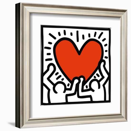 Untitled, c.1988-Keith Haring-Framed Art Print