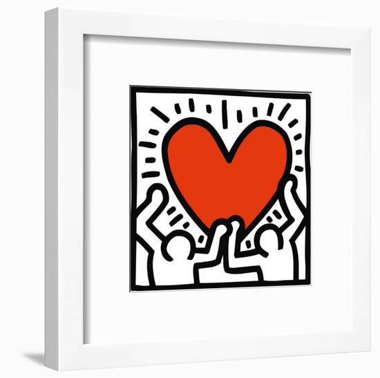 Untitled, c.1988-Keith Haring-Framed Art Print