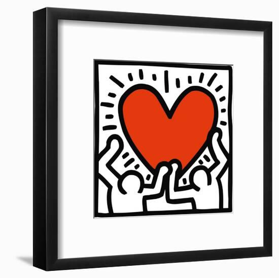 Untitled, c.1988-Keith Haring-Framed Art Print