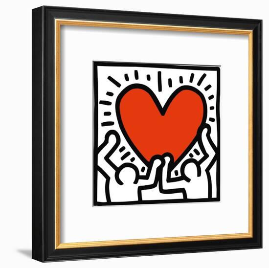 Untitled, c.1988-Keith Haring-Framed Art Print