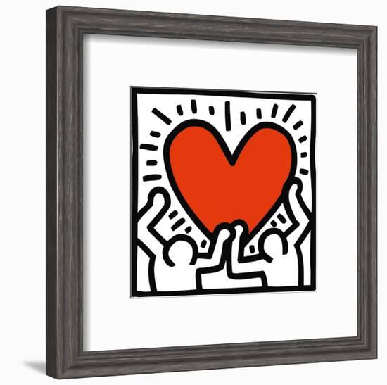 Untitled, c.1988-Keith Haring-Framed Art Print