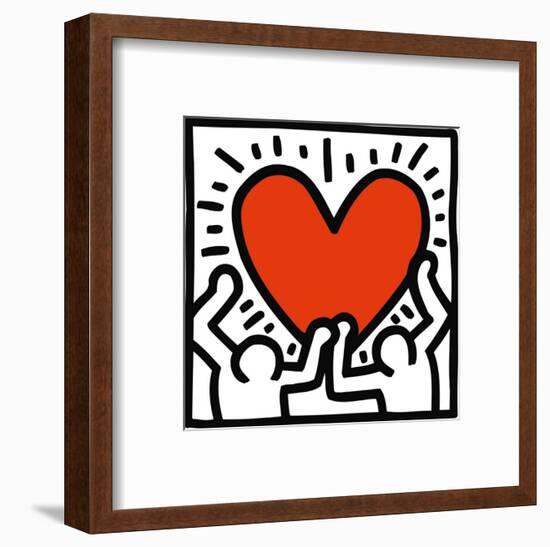 Untitled, c.1988-Keith Haring-Framed Art Print