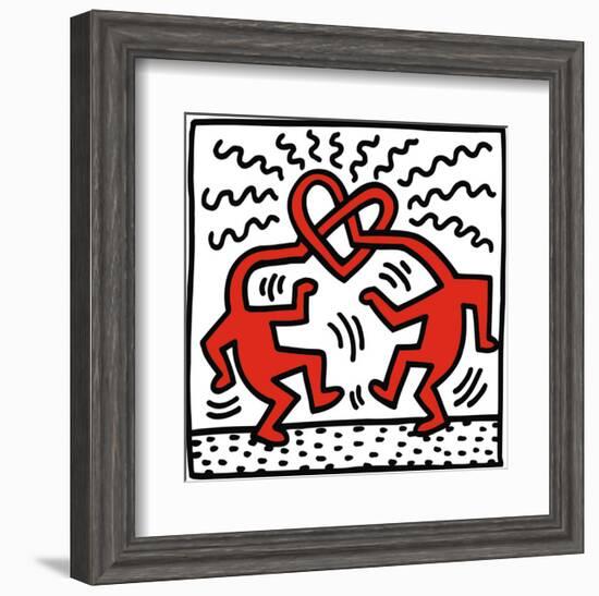 Untitled, c.1989-Keith Haring-Framed Art Print