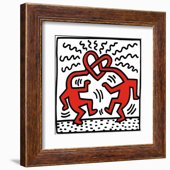 Untitled, c.1989-Keith Haring-Framed Art Print