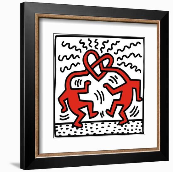 Untitled, c.1989-Keith Haring-Framed Art Print