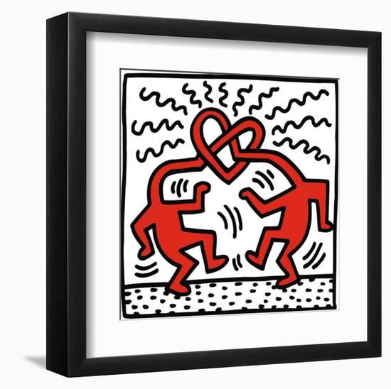 Untitled, c.1989-Keith Haring-Framed Art Print