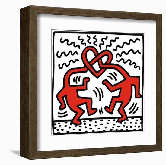 Untitled, c.1989-Keith Haring-Framed Art Print