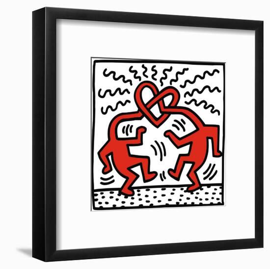 Untitled, c.1989-Keith Haring-Framed Art Print