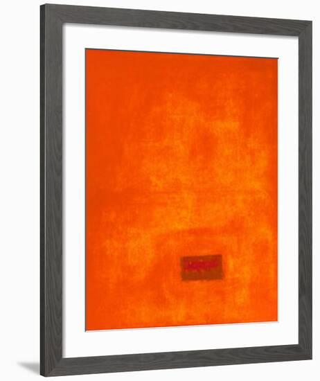 Untitled, c.1991 (Orange)-Jürgen Wegner-Framed Serigraph