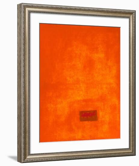 Untitled, c.1991 (Orange)-Jürgen Wegner-Framed Serigraph