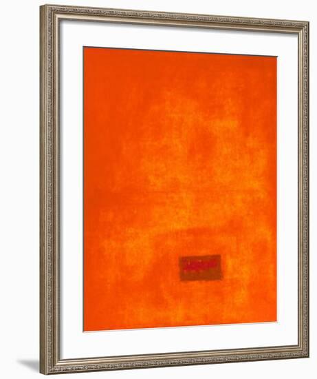 Untitled, c.1991 (Orange)-Jürgen Wegner-Framed Serigraph