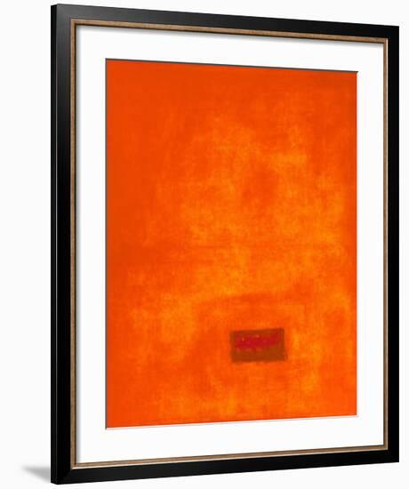 Untitled, c.1991 (Orange)-Jürgen Wegner-Framed Serigraph