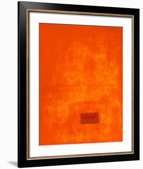 Untitled, c.1991 (Orange)-Jürgen Wegner-Framed Serigraph