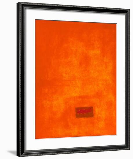 Untitled, c.1991 (Orange)-Jürgen Wegner-Framed Serigraph