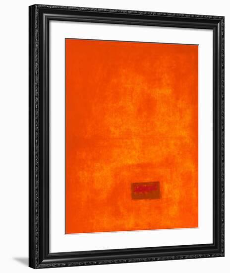 Untitled, c.1991 (Orange)-Jürgen Wegner-Framed Serigraph