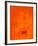 Untitled, c.1991 (Orange)-Jürgen Wegner-Framed Serigraph