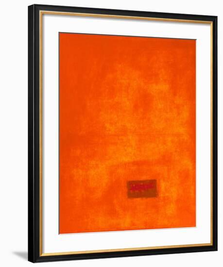 Untitled, c.1991 (Orange)-Jürgen Wegner-Framed Serigraph