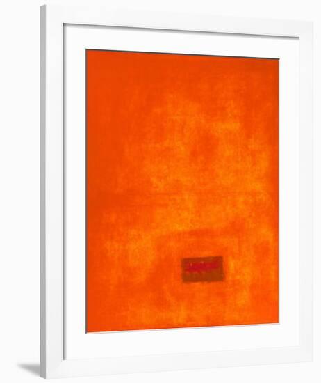 Untitled, c.1991 (Orange)-Jürgen Wegner-Framed Serigraph